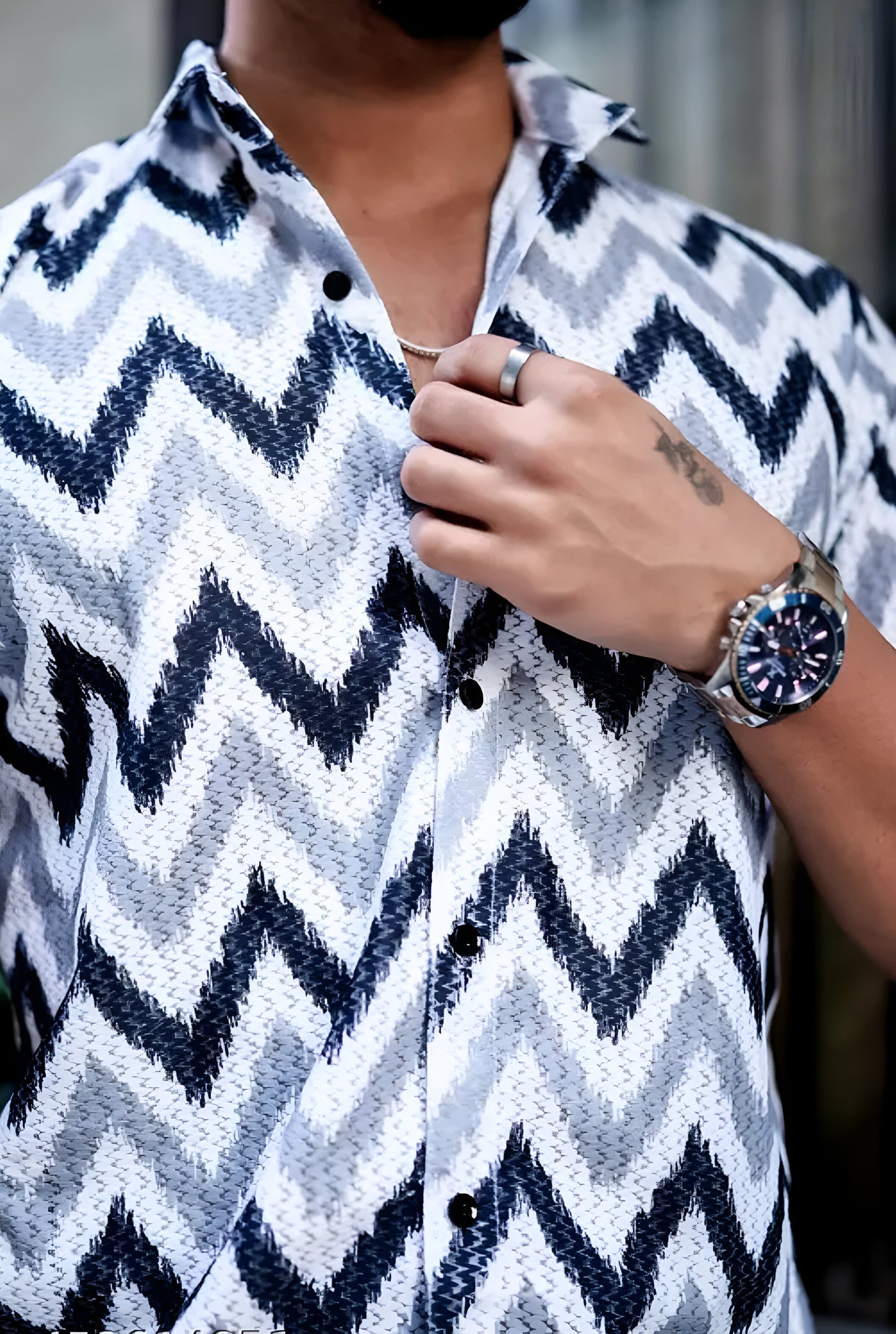 Men's Half Sleeve Printed Shirt