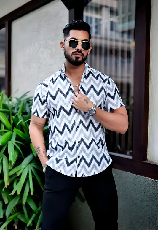 Men's Half Sleeve Printed Shirt