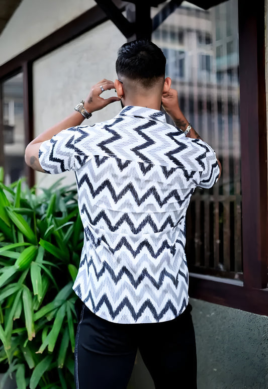 Men's Half Sleeve Printed Shirt